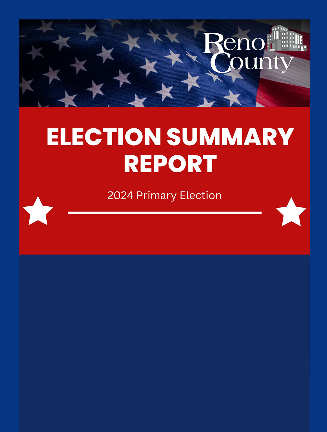 Reno County held canvass of 2024 Primary Election - News Image